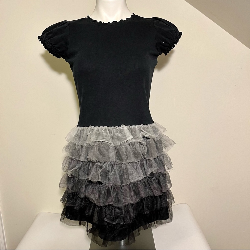 Popular Hanna Andersson Girls “Fizzy” Cotton and Tulle Dress